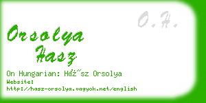 orsolya hasz business card
